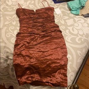 Copper Nicole Miller Dress